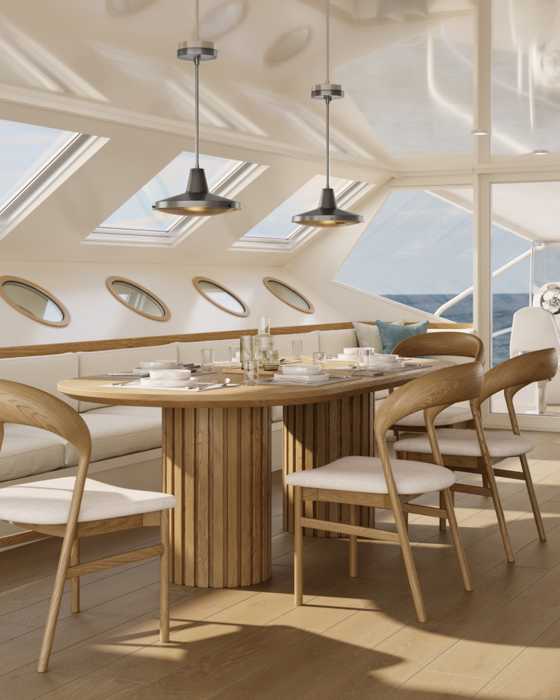 Mariner Silver Outdoor Pendant