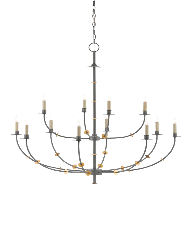 Balladier Gray Chandelier