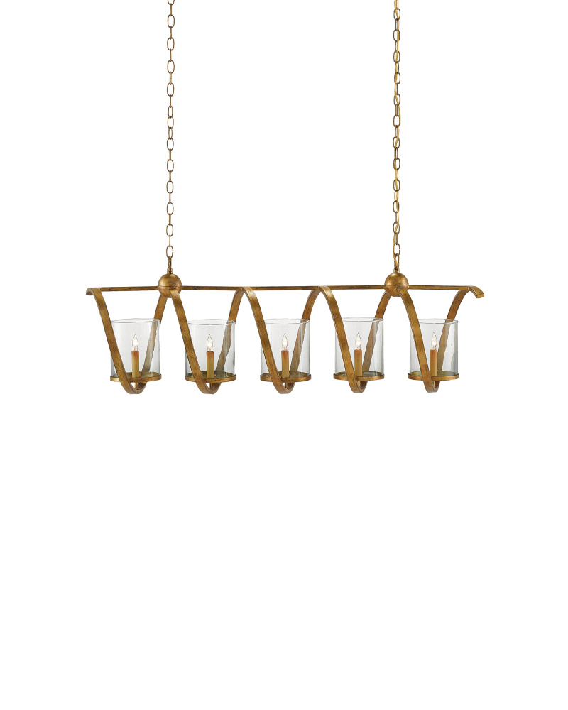 Maximus Medium Gold Chandelier