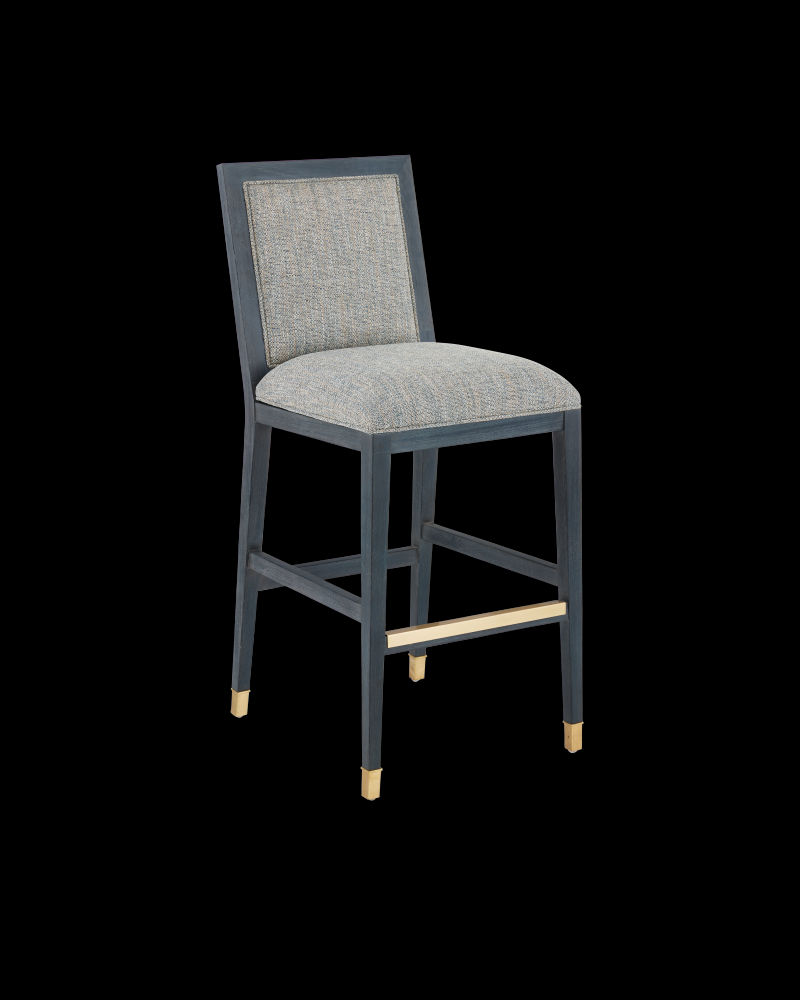 Santos Vintage Navy Bar Stool,