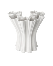 Currey 1200-0934 - Godet White Vase