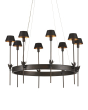 Currey 9000-1082 - Coterie Bronze Chandelier