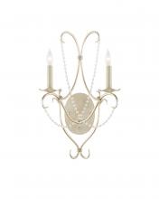 Currey 5980 - Crystal Lights Silver Wall Sconce