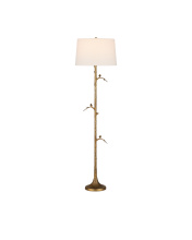 Currey 8000-0150 - Piaf Brass Floor Lamp