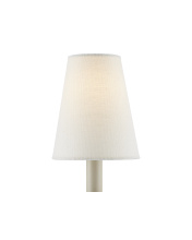 Currey 0900-0024 - Off-White Fine Grasscloth Tapered Chandelier Shade