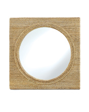 Currey 1000-0004 - Tisbury Small Square Rope Mirror